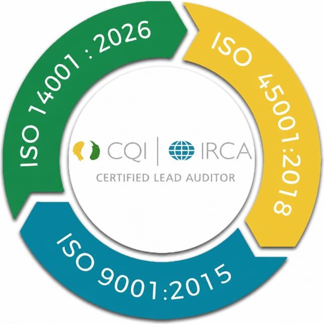 CQI | IRCA Certified Lead Auditor — ISO 9001, ISO 14001, ISO 45001
